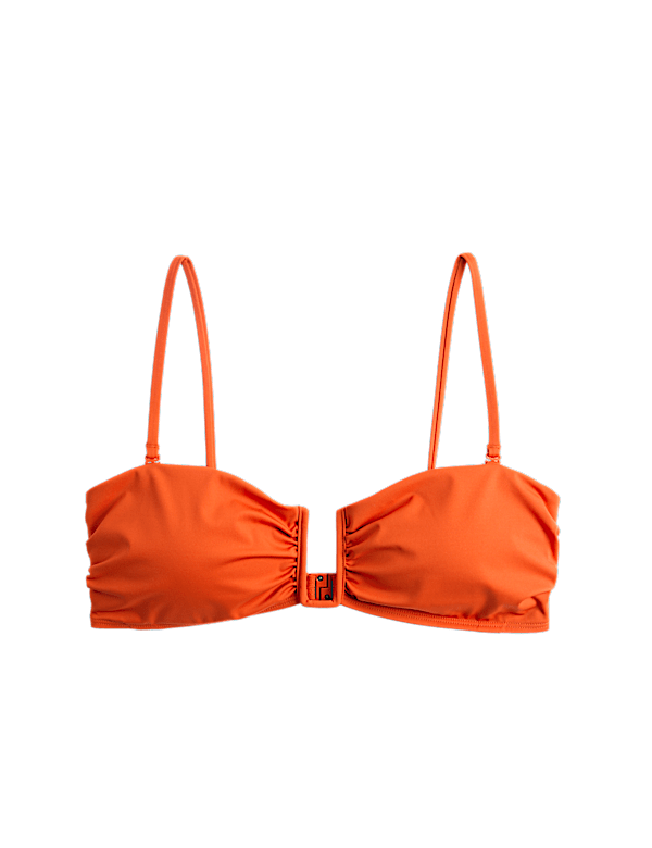 Padded U-Notch Bandeau Bikini Top