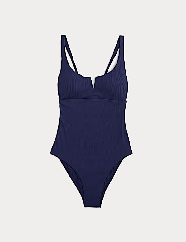Tummy Control Textured Swimsuit - SI