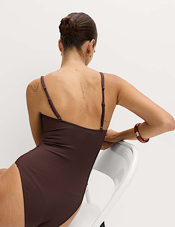 Tummy Control Textured Swimsuit - KR