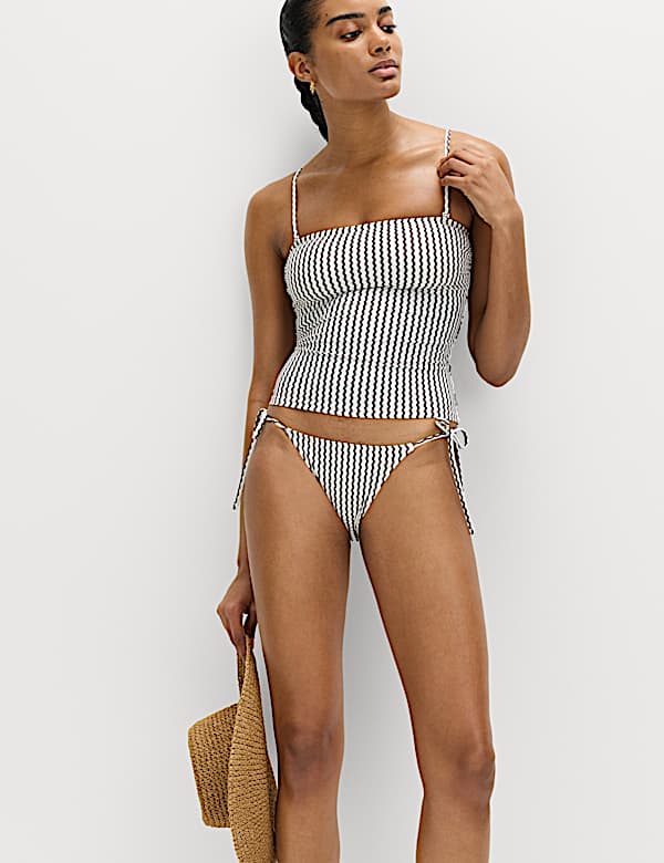 Printed Bandeau Tankini Top - RS