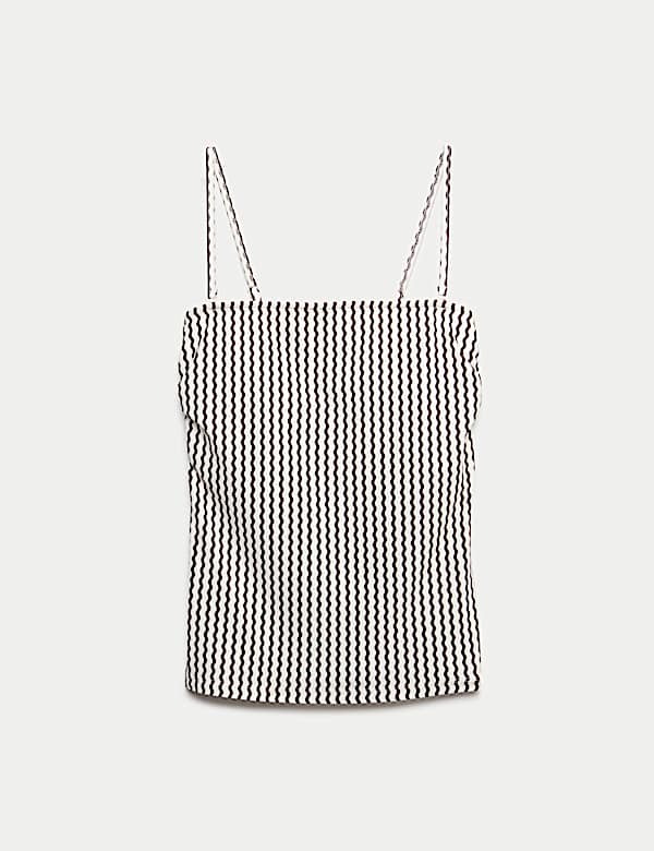 Printed Bandeau Tankini Top - RS