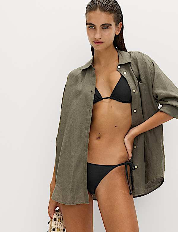 Padded Halterneck Triangle Bikini Top - EE