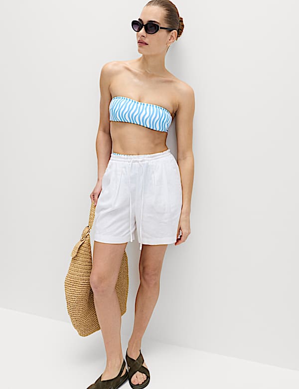 Printed Bandeau Bikini Top - KG