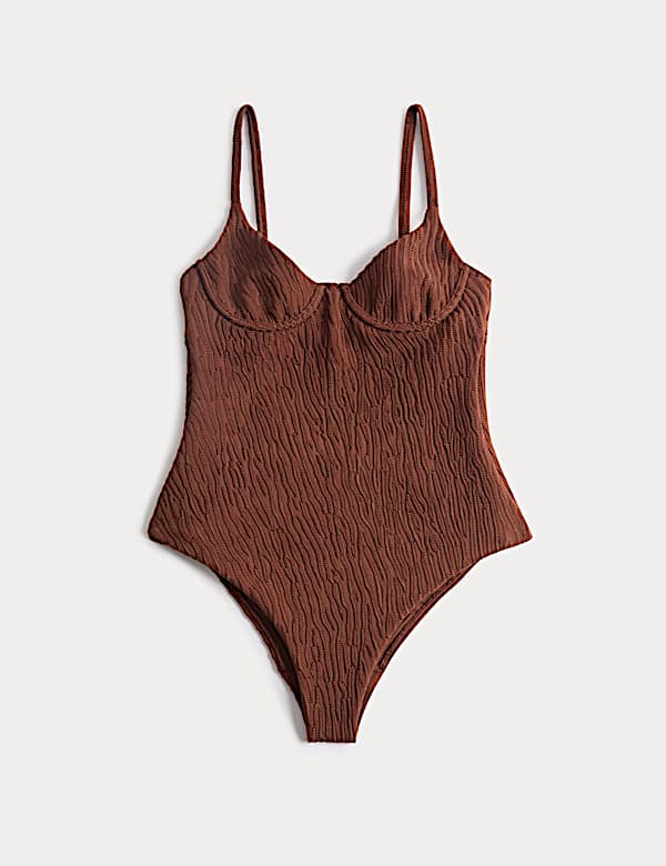 Textured Wired Swimsuit (A-DD) - AU