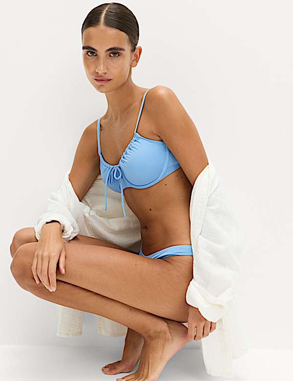 High Leg Brazilian Bikini Bottoms - JO