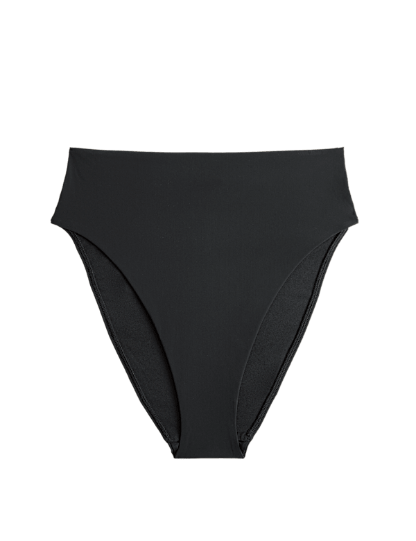 High Waisted High Leg Bikini Bottoms