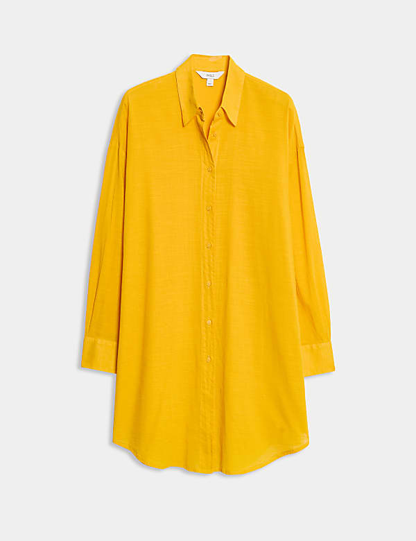 Pure Cotton Collared Beach Shirt - PL