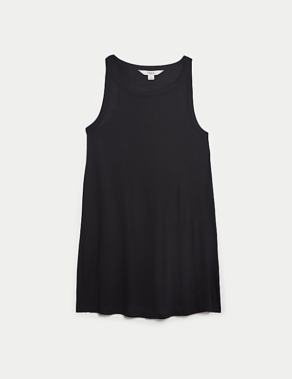 Jersey Racerback Mini Swing Beach Dress - NZ