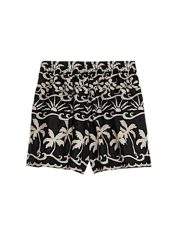Pure Cotton Printed Beach Shorts