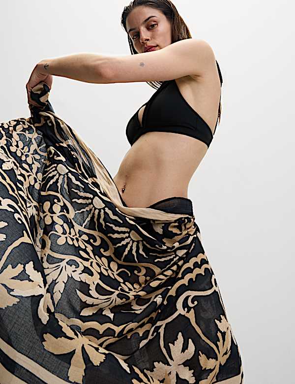 Pure Cotton Printed Sarong - CN