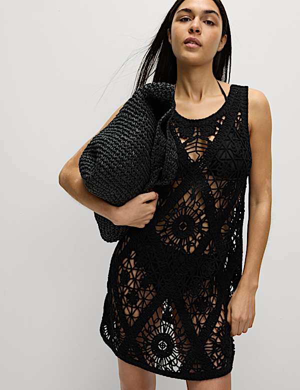 Gaun Pantai Bahan Katun - ID