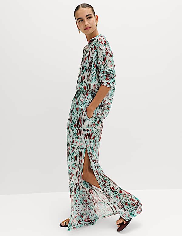 Printed Drawstring Beach Trousers - CZ