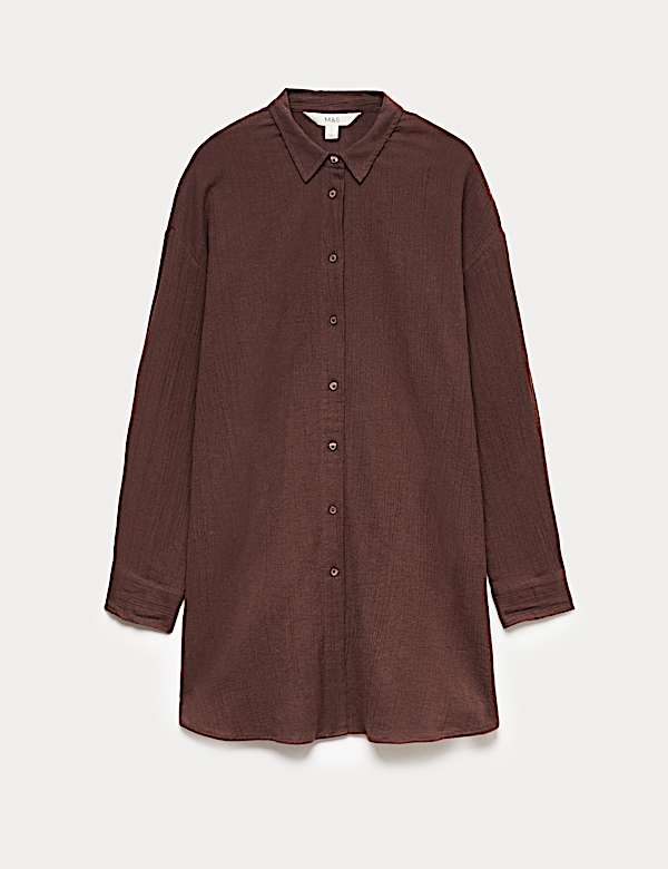 Cotton Rich Textured Shirt with Linen - AU