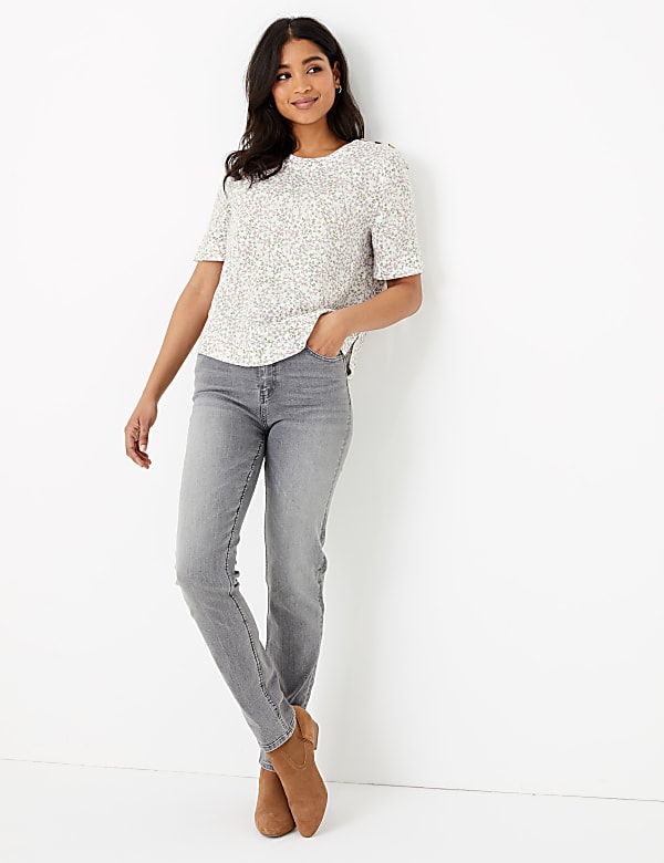Pure Linen Flora lBlouse