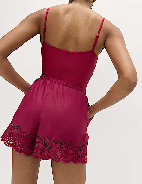 Pure Cotton Cutwork Beach Shorts