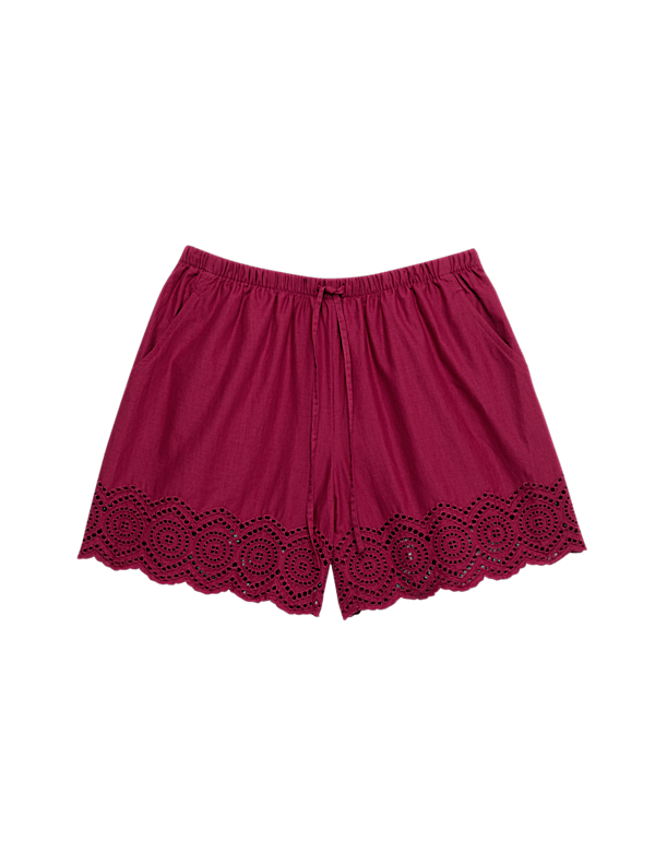 Pure Cotton Cutwork Beach Shorts