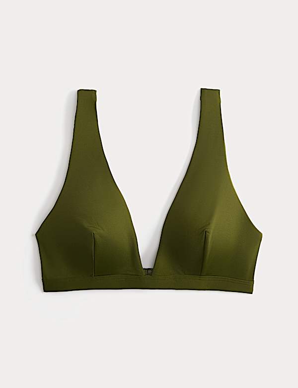 Deep Plunge Bikini Top - BE