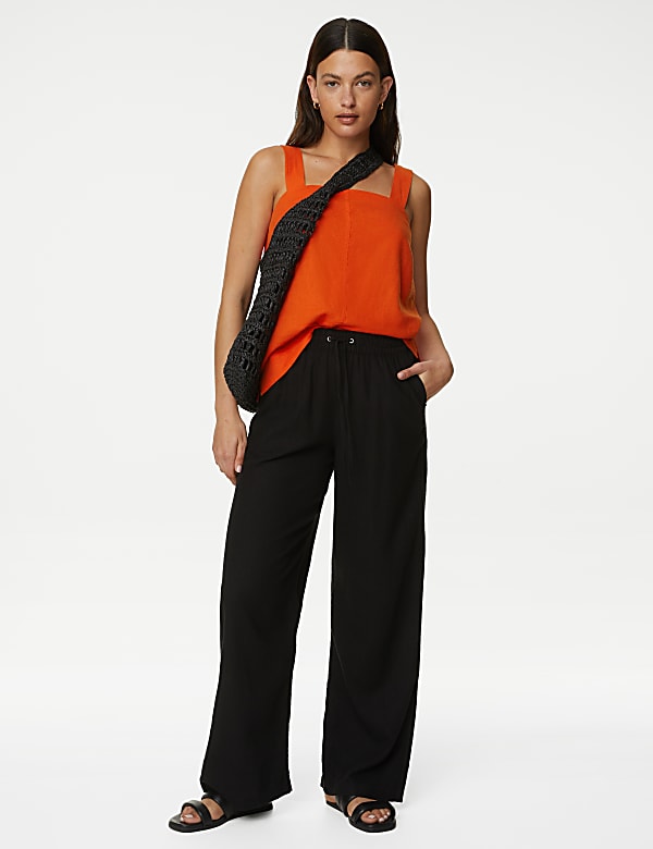 Linen Blend Cami Top