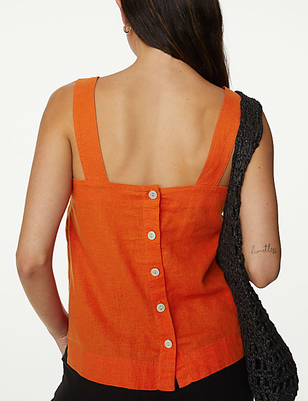 Linen Blend Cami Top