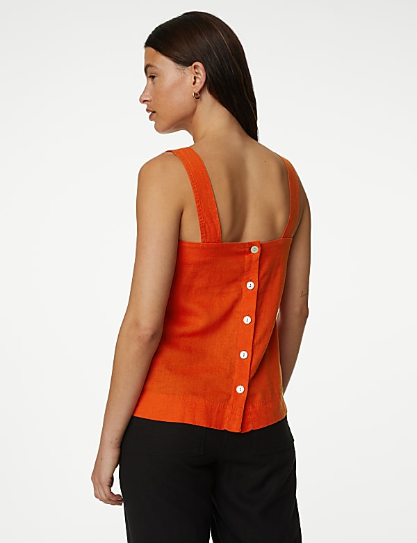 Linen Blend Cami Top