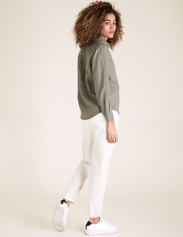 Pure Linen Long Sleeve Shirt