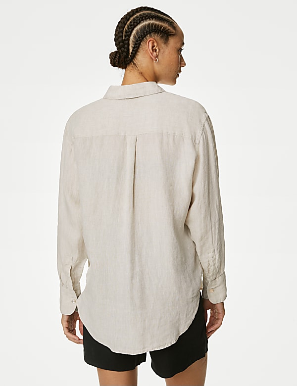 Pure Linen Oversized Shirt