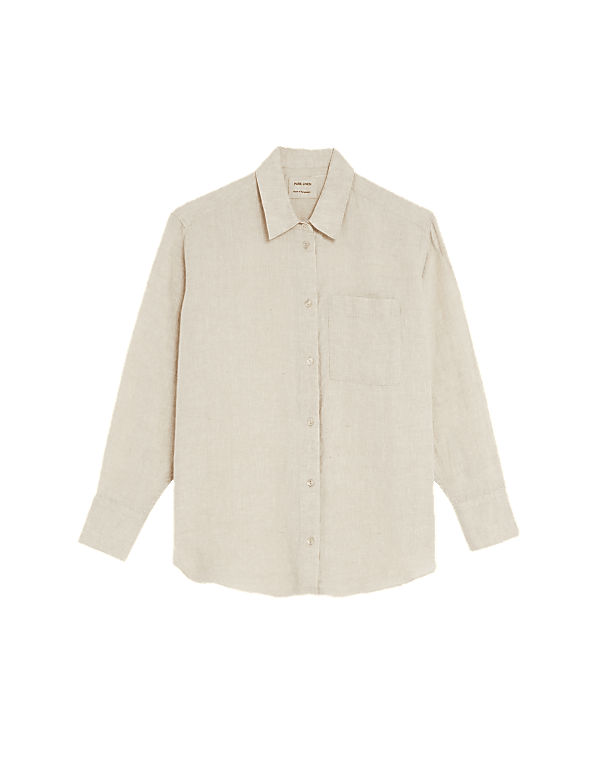 Pure Linen Oversized Shirt
