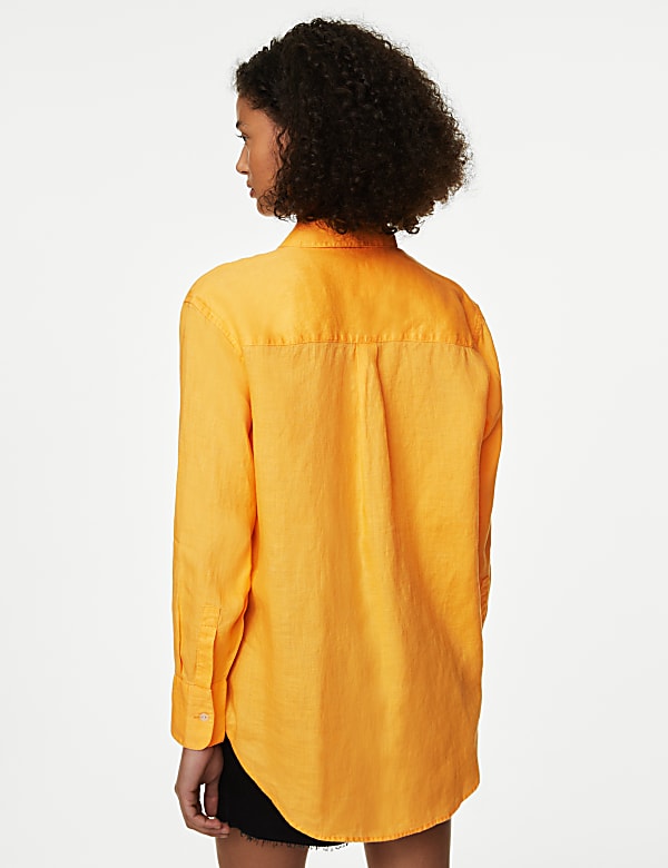 Pure Linen Oversized Shirt