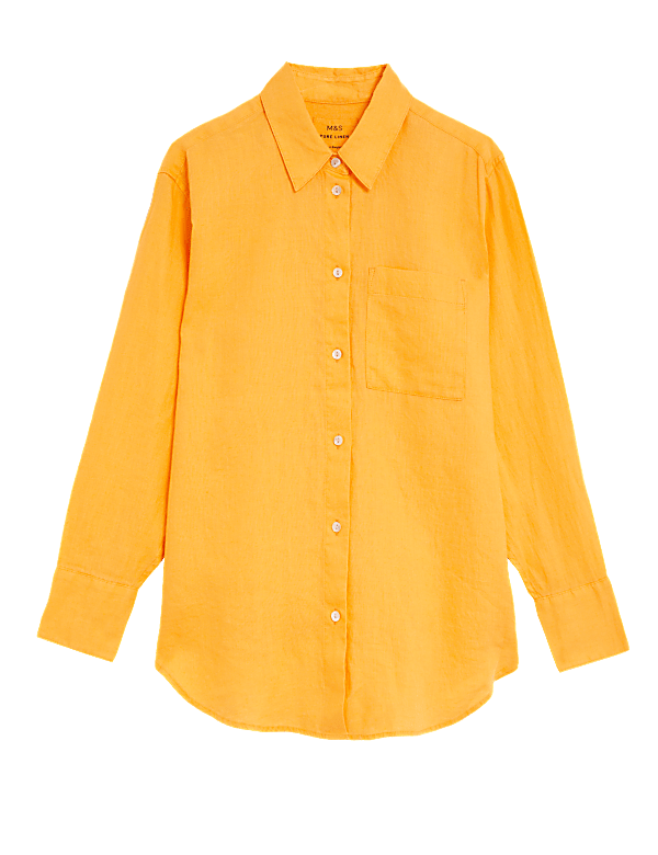 Pure Linen Oversized Shirt