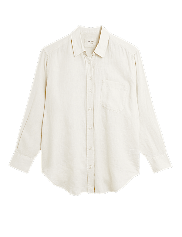 Pure Linen Oversized Shirt