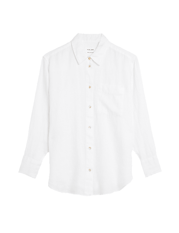 Pure Linen Oversized Shirt
