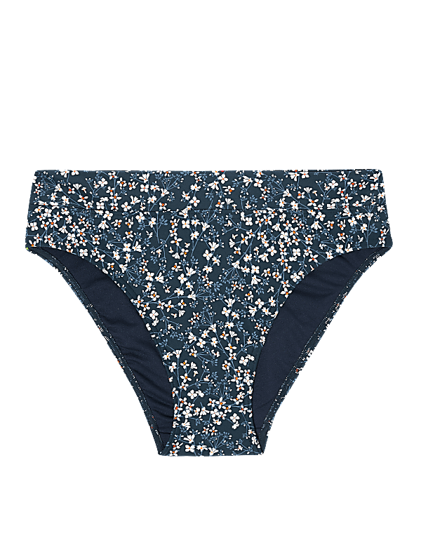 Ditsy Floral High Waisted Bikini Bottoms