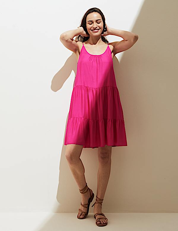 Mini Tiered Beach Dress