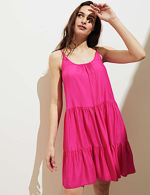 Mini Tiered Beach Dress