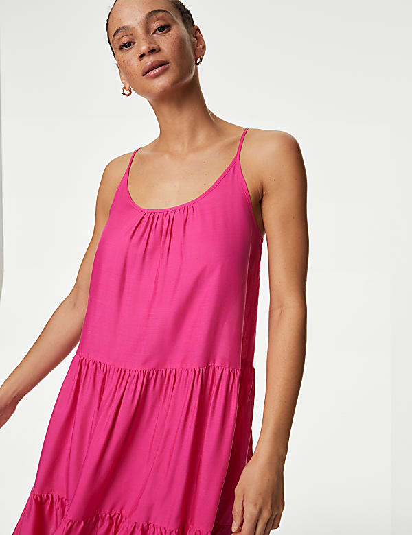 Mini Tiered Beach Dress