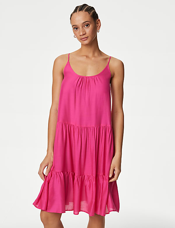 Mini Tiered Beach Dress