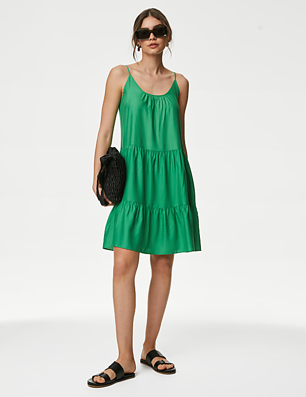 Mini Tiered Beach Dress
