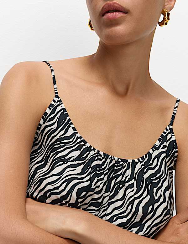 Robe de plage coupe courte à volants - BE