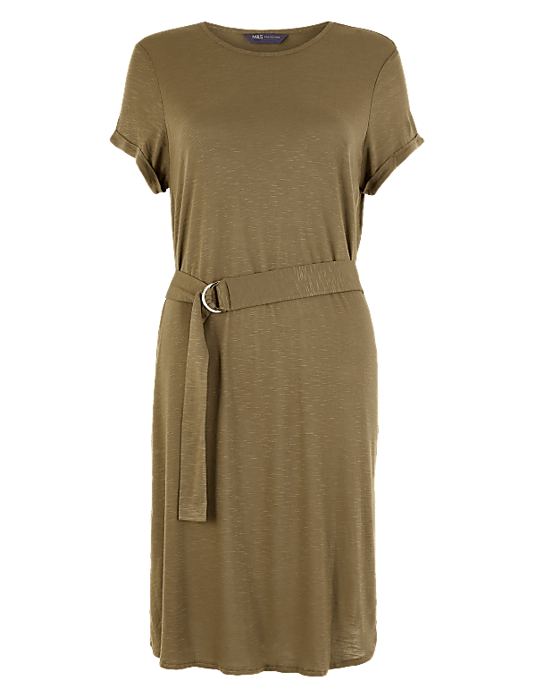 Jersey Belted Beach Dress