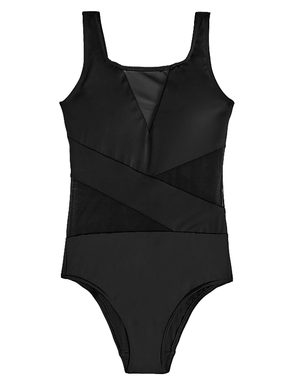 Mesh Insert Swimsuit