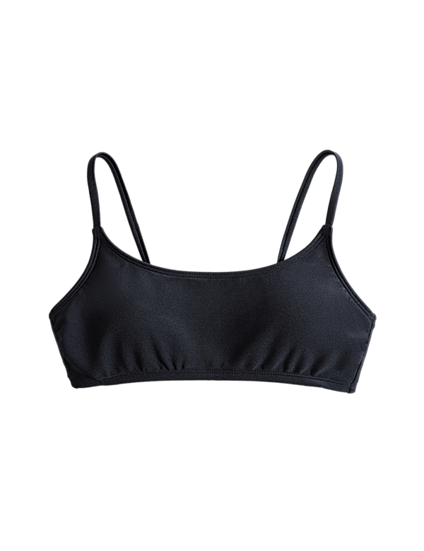 Scoop Neck Cropped Bikini Top