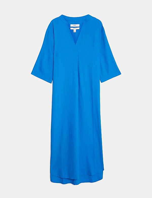 Linen Rich V-Neck Tunic - FR