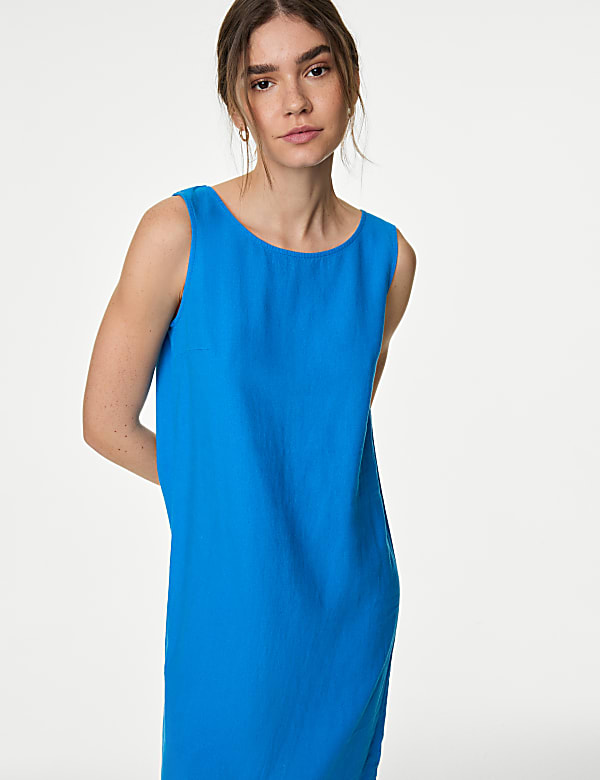 M&s womens linen dresses discount