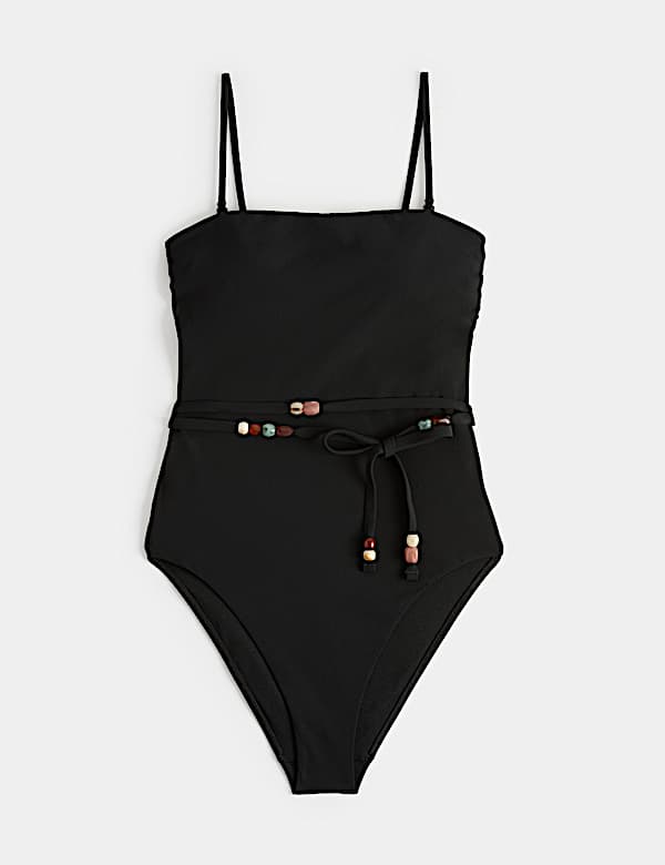 Trim Detail Bandeau Swimsuit - JO