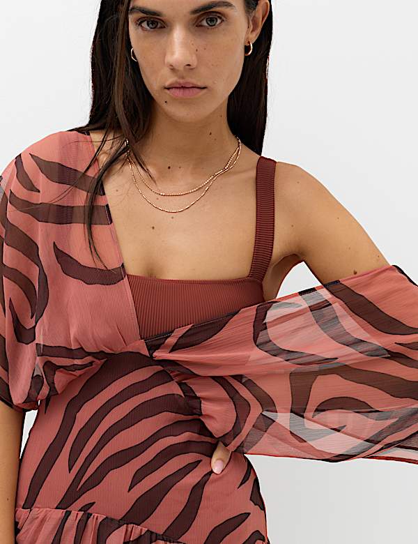 Firm Control Ribbed Square Neck Swimsuit - CN