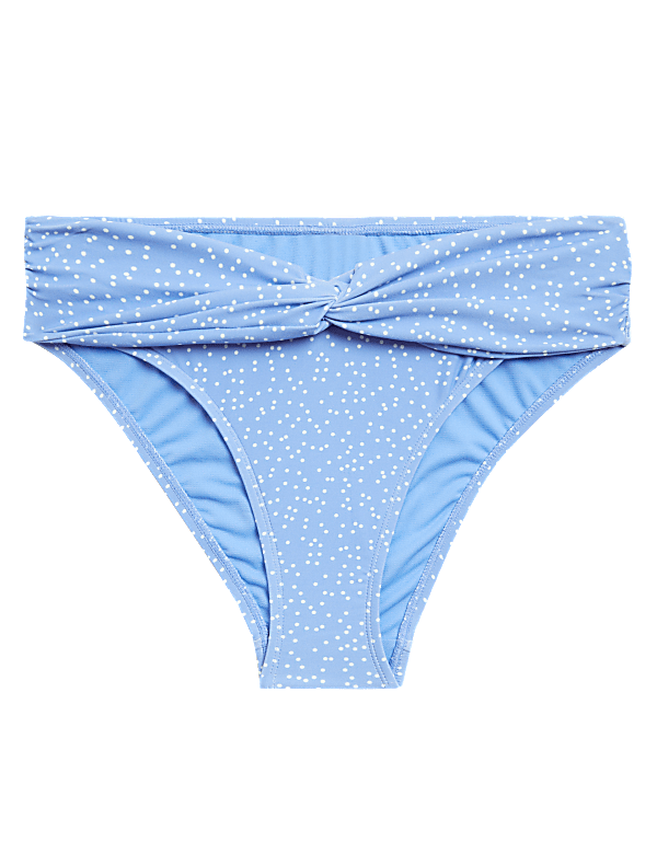 Polka Dot High Waisted Bikini Bottoms
