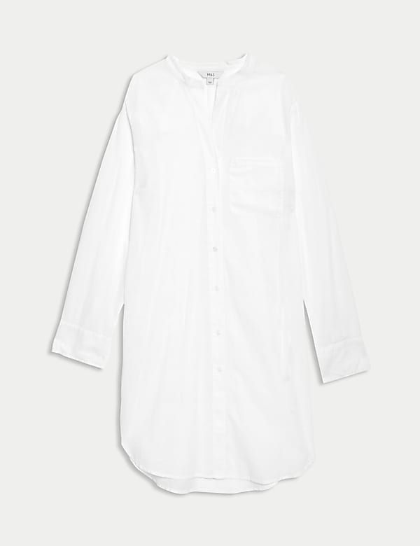 Pure Cotton Longline Beach Cover Up Shirt - LU