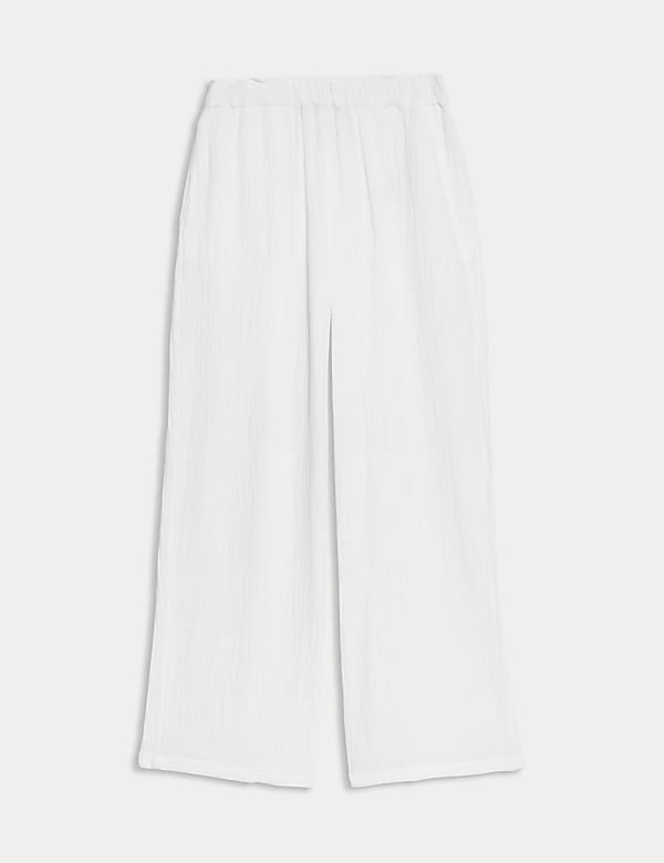 Pantalon large 100&nbsp;% coton - CH
