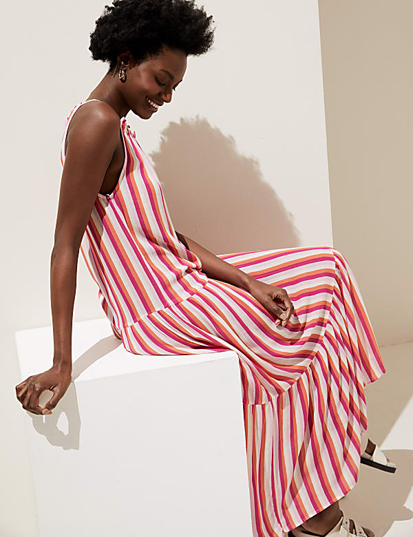 High neck beach dress online