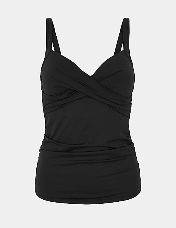 Tummy Control Plunge Tankini Top - PT